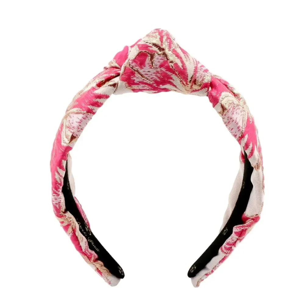 The Fuchsia Hibiscus Brocade